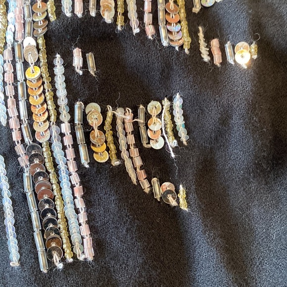 Free People Embellished Crisscross Back Top Size Small - Picture 8 of 13